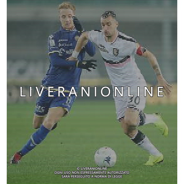 Campionato di Calcio Serie B BKT 2018/2019 13a Verona - 23.11.2018 Verona-Palermo Nella Foto:Llija Nestorovski - Samuel Gustafson /Ph.Vitez-Ag. Aldo Liverani