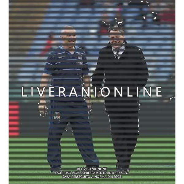 Cattolica Test Match Rugby 2018 Roma - 24.11.2018 Italia-Nuova Zelanda Nella Foto:Steve Hansen - Conor O’Shea /Ph.Vitez-Ag. Aldo Liverani