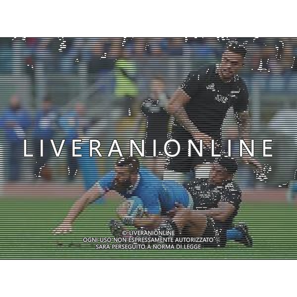 Cattolica Test Match Rugby 2018 Roma - 24.11.2018 Italia-Nuova Zelanda Nella Foto:Jayden Hayward - Waisake Naholo - Vaea Fifita /Ph.Vitez-Ag. Aldo Liverani