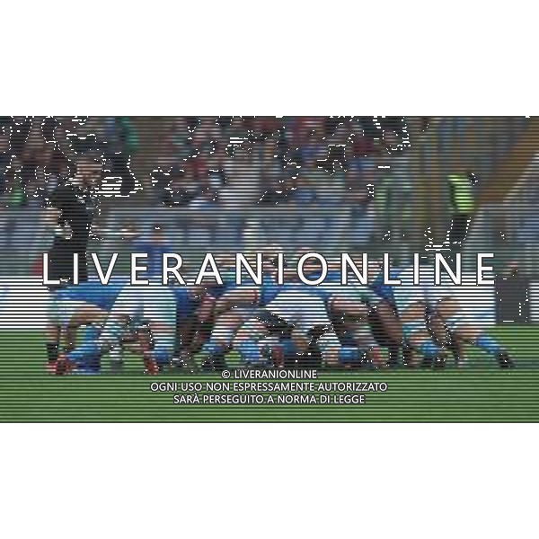 Cattolica Test Match Rugby 2018 Roma - 24.11.2018 Italia-Nuova Zelanda Nella Foto:Mischia /Ph.Vitez-Ag. Aldo Liverani