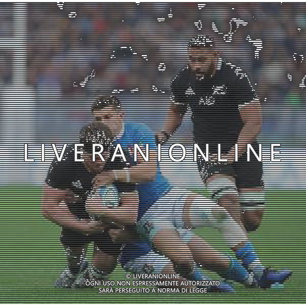 Cattolica Test Match Rugby 2018 Roma - 24.11.2018 Italia-Nuova Zelanda Nella Foto:Scott Barrett - Patrick Tuipulotu - Tommaso Allan /Ph.Vitez-Ag. Aldo Liverani