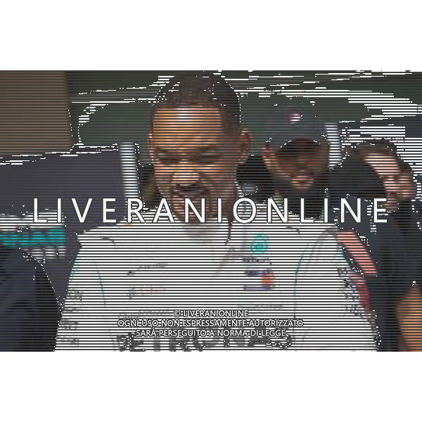 Will Smith (USA) Actor with the Mercedes AMG F1 team. 25.11.2018. Formula 1 World Championship, Rd 21, Abu Dhabi Grand Prix, Yas Marina Circuit, Abu Dhabi, Race Day. AG ALDO LIVERANI SAS-ONLY ITALY