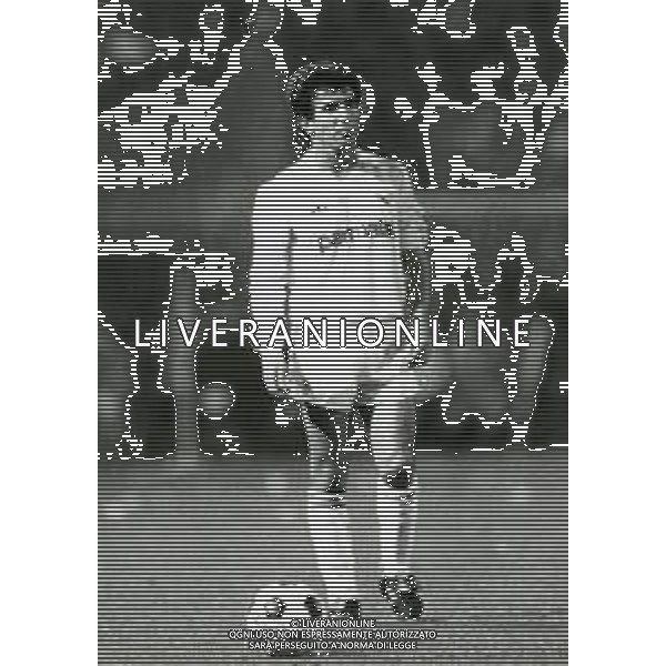 RETROSPETTIVA JUANITO CALCIATORE NELLA FOTO JUANITO CON LA MAGLIA DEL REAL MADRID AG ALDO LIVERANI SAS