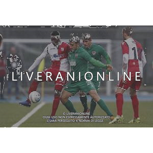 Rimini - Virtus Verona Campionato di calcio serie C girone B 25/11/2018 nella foto: Guiebre Abdoul Razack (Rimini fc) Grandolfo Francesco (Virtus Verona) ©Claudio Zamagni/Agenzia Aldo Liverani / AGENZIA ALDO LIVERANI SAS