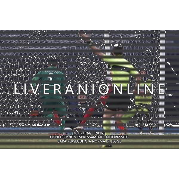 Rimini - Virtus Verona Campionato di calcio serie C girone B 25/11/2018 nella foto: goal Badje Modou (Rimini fc) ©Claudio Zamagni/Agenzia Aldo Liverani / AGENZIA ALDO LIVERANI SAS