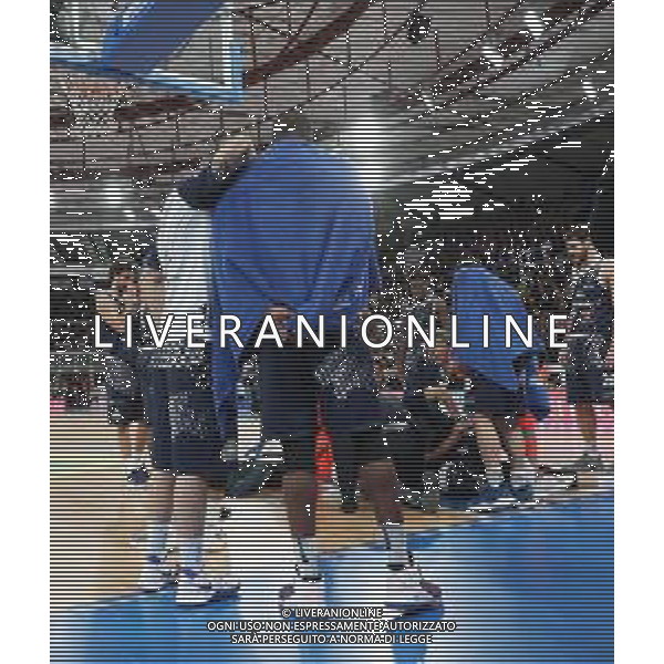 infortunio Marco Ceron ,Germani Basket Brescia - Fiat Torino Auxilium partita di campionato LBA serie A, Brescia 25 novembre 2018. Ph Fotolive Simone Venezia / AGENZIA ALDO LIVERANI SAS