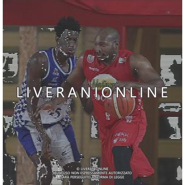 IMOLA 25 NOVEMBRE 2018 NATURELLE BASKET IMOLA ROSETO NELLA FOTO BJ RAYMOND NATURELLE IMOLA FOTO GIANNI SANNA-AG ALDO LIVERANI SAS
