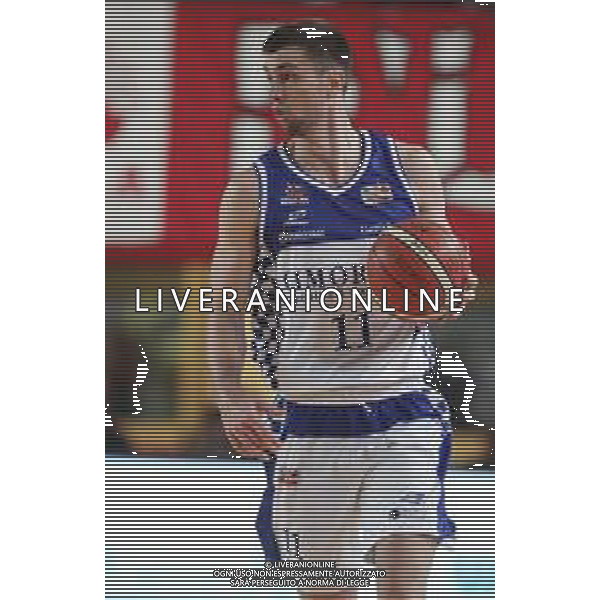 IMOLA 25 NOVEMBRE 2018 NATURELLE BASKET IMOLA ROSETO NELLA FOTO LAZAR NIKOLIC ROSETO FOTO GIANNI SANNA-AG ALDO LIVERANI SAS