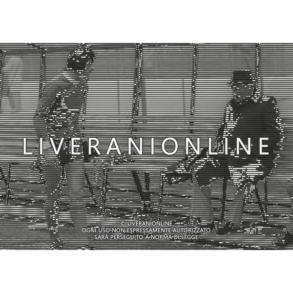 1975 VARESE-ALLENAMENTO NAZIONALE ITALIANA DI CALCIO PRIMA DELL\'INCONTRO CON LA NAZIONALE OLANDESE NELLA FOTO FULVIO BERNARDINI CON PAOLO PULICI AG ALDO LIVERANI SAS