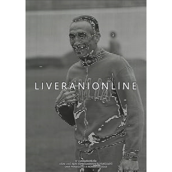 1975 VARESE-ALLENAMENTO NAZIONALE ITALIANA DI CALCIO PRIMA DELL\'INCONTRO CON LA NAZIONALE OLANDESE NELLA FOTO ENZO BEARZOT AG ALDO LIVERANI SAS