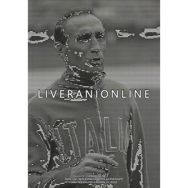 1975 VARESE-ALLENAMENTO NAZIONALE ITALIANA DI CALCIO PRIMA DELL\'INCONTRO CON LA NAZIONALE OLANDESE NELLA FOTO ENZO BEARZOT AG ALDO LIVERANI SAS