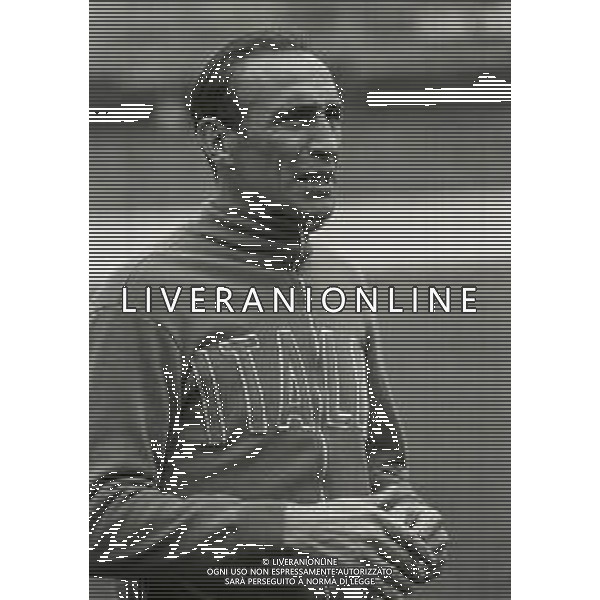 1975 VARESE-ALLENAMENTO NAZIONALE ITALIANA DI CALCIO PRIMA DELL\'INCONTRO CON LA NAZIONALE OLANDESE NELLA FOTO ENZO BEARZOT AG ALDO LIVERANI SAS