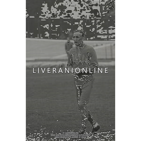 1975 VARESE-ALLENAMENTO NAZIONALE ITALIANA DI CALCIO PRIMA DELL\'INCONTRO CON LA NAZIONALE OLANDESE NELLA FOTO ENZO BERAZOT AG ALDO LIVERANI SAS