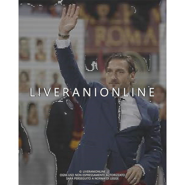 HALL OF FAME - Cerimonia per Francesco Totti 27/11/2018 nella foto: francesco totti saluta il pubblico ©Claudio Zamagni/Agenzia Aldo Liverani