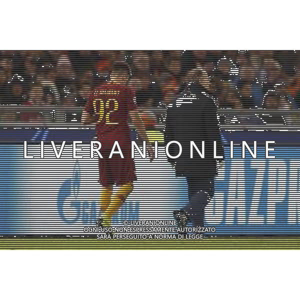 UEFA Champions League gruppo G - Roma vs Real Madrid 27/11/2018 nella foto: Stefan El Shaarawy Stephan (a.s.roma) infortunato ©Claudio Zamagni/Agenzia Aldo Liverani El Shaarawy Stephan (a.s.roma) injuried during UEFA Champions League - group G soccer match between A.S.ROME and REAL MADRID at Rome olympic Stadium on November 27 2018 photo credit by Claudio Zamagni/Aldo Liverani Photo Agency/ AGENZIA ALDO LIVERANI SAS