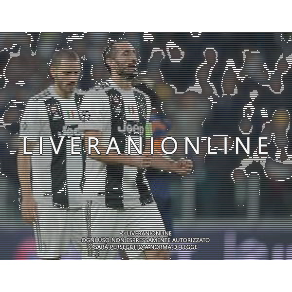 UEFA Champions League 2018/2019 Group Stage H Torino - 27.11.2018 Juventus-Valencia Nella Foto: esultanza di giorgio chiellini che festeggia /Ph.Vitez-Ag. Aldo Liverani