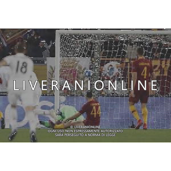 UEFA Champions League gruppo G - Roma vs Real Madrid 27/11/2018 nella foto: il gol Gareth Bale (Forward of Real Madrid) ©Claudio Zamagni/Agenzia Aldo Liverani goal Gareth Bale (Forward of Real Madrid) during UEFA Champions League - group G soccer match between A.S.ROME and REAL MADRID at Rome olympic Stadium on November 27 2018 photo credit by Claudio Zamagni/Aldo Liverani Photo Agency/ AGENZIA ALDO LIVERANI SAS