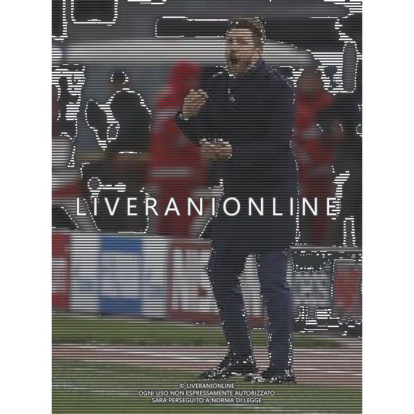 UEFA Champions League gruppo G - Roma vs Real Madrid 27/11/2018 nella foto: Allenatore Di Francesco Eusebio ©Claudio Zamagni/Agenzia Aldo Liverani Coach Di Francesco Eusebio during UEFA Champions League - group G soccer match between A.S.ROME and REAL MADRID at Rome olympic Stadium on November 27 2018 photo credit by Claudio Zamagni/Aldo Liverani Photo Agency/ AGENZIA ALDO LIVERANI SAS
