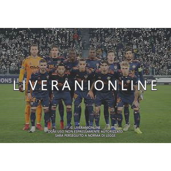 UEFA Champions League 2018/2019 Group Stage H Torino - 27.11.2018 Juventus-Valencia Nella Foto:Valencia Squadra Formazione Neto,Gabriel,Kondogbia,Guedes,Parejo,Diakhaby,Gaya,Coquelin,Wass,Rodrigo,Santi Mina /Ph.Vitez-Ag. Aldo Liverani