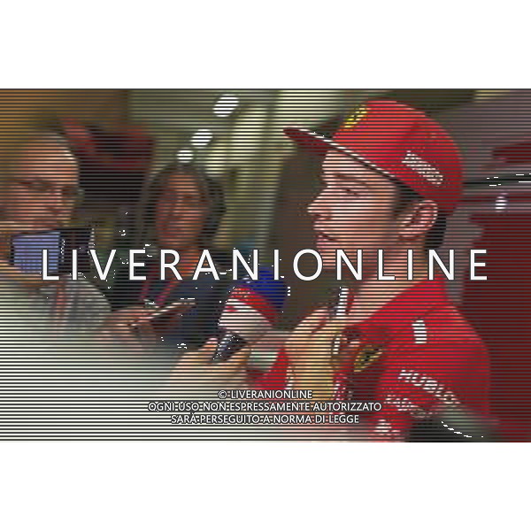 Charles Leclerc (MON) Ferrari. 28.11.2018. Formula 1 Testing, Yas Marina Circuit, Abu Dhabi, Wednesday. AG ALDO LIVERANI SAS ONLY ITALY