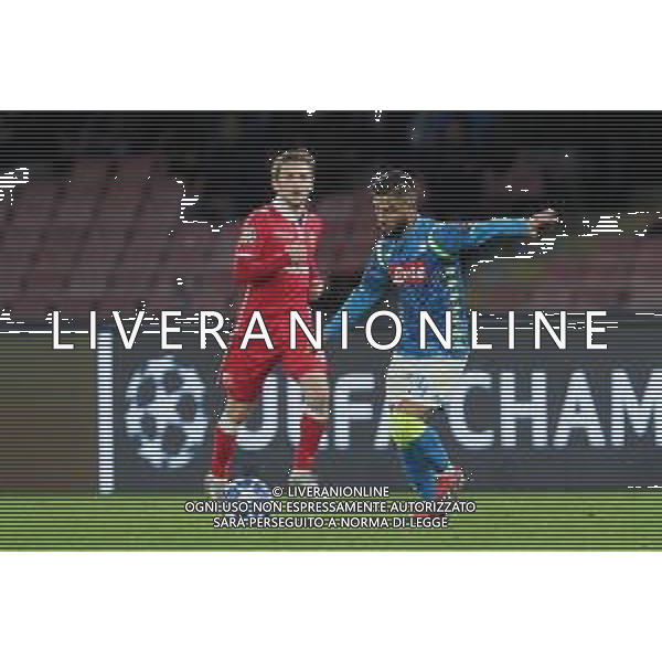 NAPOLI - STELLA ROSSA BELGRADO CHAMPIONS LEAGUE 28.11.2018 NELLA FOTO LORENZO INSIGNE ©MOSCA / AGENZIA ALDO LIVERANI SAS
