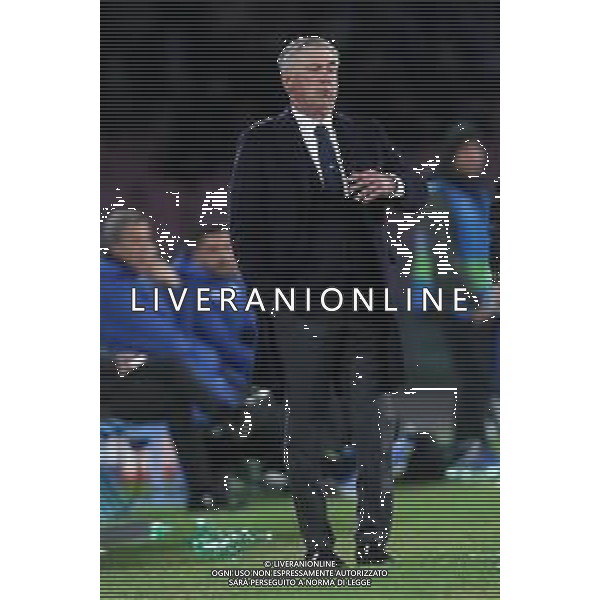 NAPOLI - STELLA ROSSA BELGRADO CHAMPIONS LEAGUE 28.11.2018 NELLA FOTO CARLO ANCELOTTI ©MOSCA / AGENZIA ALDO LIVERANI SAS