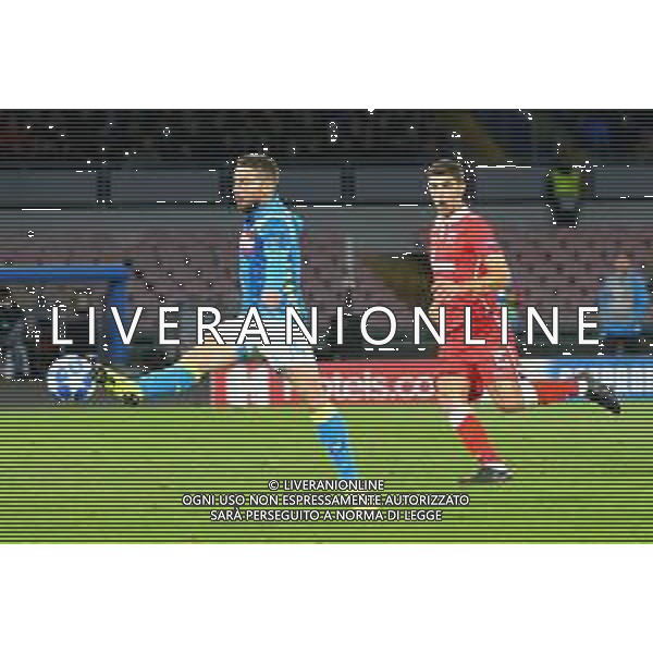 NAPOLI - STELLA ROSSA BELGRADO CHAMPIONS LEAGUE 28.11.2018 NELLA FOTO IL PRIMO GOL DI DRIES MERTENS ©MOSCA / AGENZIA ALDO LIVERANI SAS