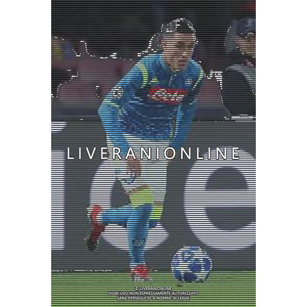28-11-2018 NAPOLI STELLA ROSSA CHAMPIONS LEAGUE NELLA FOTO: JOSE\'CALLEJON FOTO MOSCA, AG.LIVERANI