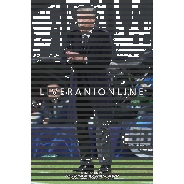 28-11-2018 NAPOLI STELLA ROSSA CHAMPIONS LEAGUE NELLA FOTO: CARLO ANCELOTTI FOTO MOSCA, AG.LIVERANI