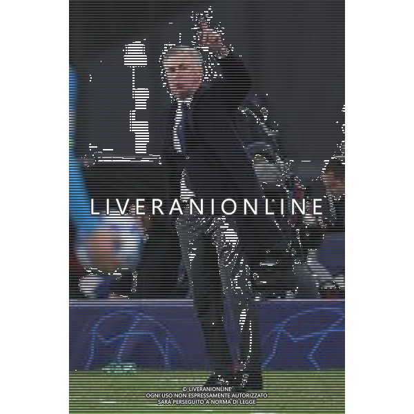 28-11-2018 NAPOLI STELLA ROSSA CHAMPIONS LEAGUE NELLA FOTO: CARLO ANCELOTTI FOTO MOSCA, AG.LIVERANI