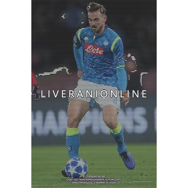 28-11-2018 NAPOLI STELLA ROSSA CHAMPIONS LEAGUE NELLA FOTO: FABIAN RUIZ FOTO MOSCA, AG.LIVERANI