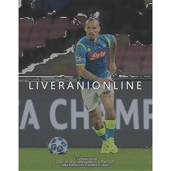 28-11-2018 NAPOLI STELLA ROSSA CHAMPIONS LEAGUE NELLA FOTO: MAREK HAMSIK FOTO MOSCA, AG.LIVERANI