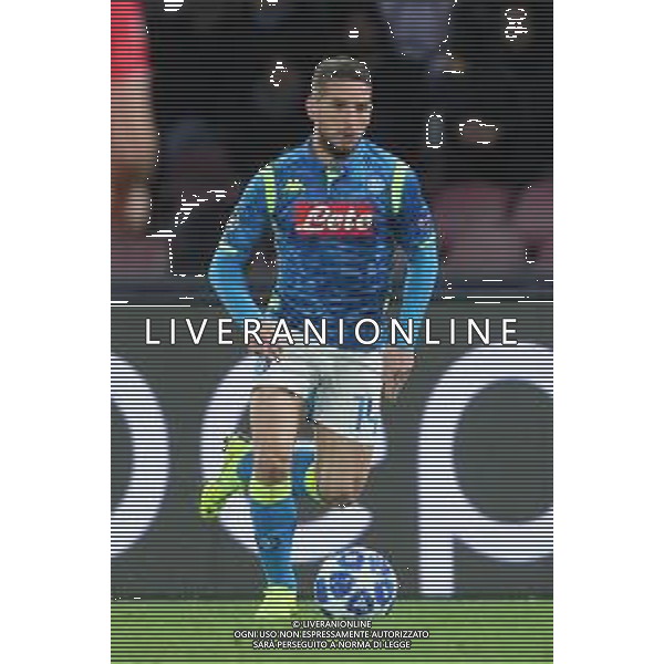 28-11-2018 NAPOLI STELLA ROSSA CHAMPIONS LEAGUE NELLA FOTO: DRIES MERTENS FOTO MOSCA, AG.LIVERANI