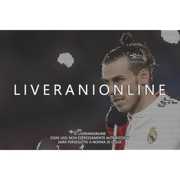 UEFA Champions League gruppo G - Roma vs Real Madrid 27/11/2018 nella foto: Gareth Bale (Forward of Real Madrid) ©Claudio Zamagni/Agenzia Aldo Liverani Gareth Bale (Forward of Real Madrid) during UEFA Champions League - group G soccer match between A.S.ROME and REAL MADRID at Rome olympic Stadium on November 27 2018 photo credit by Claudio Zamagni/Aldo Liverani Photo Agency