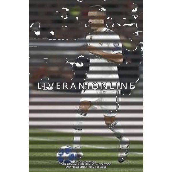 UEFA Champions League gruppo G - Roma vs Real Madrid 27/11/2018 nella foto: Lucas Vasquez (Forward of Real Madrid) ©Claudio Zamagni/Agenzia Aldo Liverani Lucas Vasquez (Forward of Real Madrid) during UEFA Champions League - group G soccer match between A.S.ROME and REAL MADRID at Rome olympic Stadium on November 27 2018 photo credit by Claudio Zamagni/Aldo Liverani Photo Agency