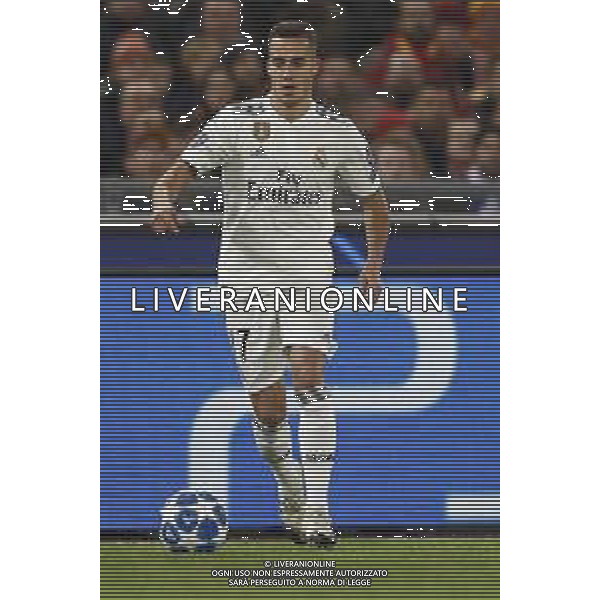 UEFA Champions League gruppo G - Roma vs Real Madrid 27/11/2018 nella foto: Lucas Vasquez (Forward of Real Madrid) ©Claudio Zamagni/Agenzia Aldo Liverani Lucas Vasquez (Forward of Real Madrid) during UEFA Champions League - group G soccer match between A.S.ROME and REAL MADRID at Rome olympic Stadium on November 27 2018 photo credit by Claudio Zamagni/Aldo Liverani Photo Agency