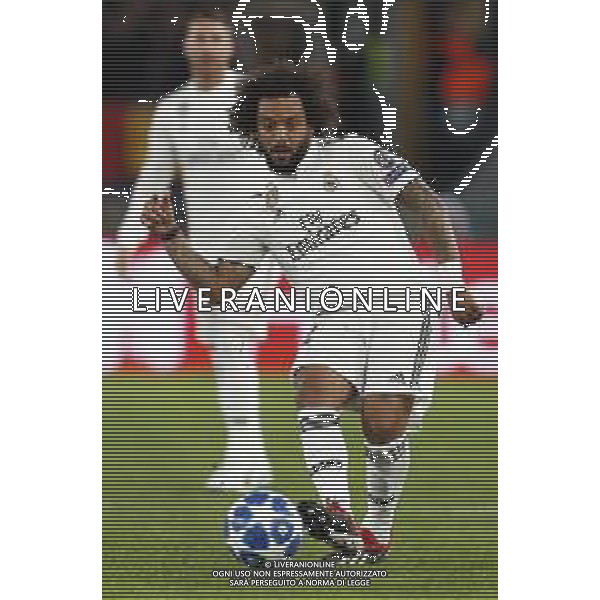 UEFA Champions League gruppo G - Roma vs Real Madrid 27/11/2018 nella foto: Marcelo Vieira da Silva (defender of Real Madrid) ©Claudio Zamagni/Agenzia Aldo Liverani Marcelo Vieira da Silva (defender of Real Madrid) during UEFA Champions League - group G soccer match between A.S.ROME and REAL MADRID at Rome olympic Stadium on November 27 2018 photo credit by Claudio Zamagni/Aldo Liverani Photo Agency