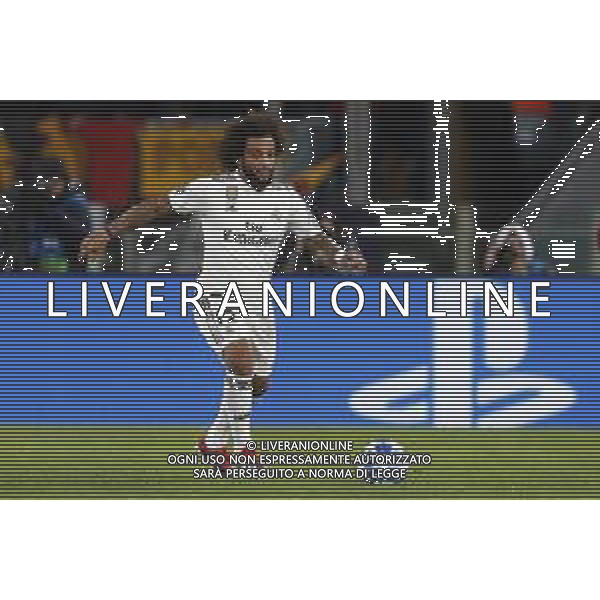 UEFA Champions League gruppo G - Roma vs Real Madrid 27/11/2018 nella foto: Marcelo Vieira da Silva (defender of Real Madrid) ©Claudio Zamagni/Agenzia Aldo Liverani Marcelo Vieira da Silva (defender of Real Madrid) during UEFA Champions League - group G soccer match between A.S.ROME and REAL MADRID at Rome olympic Stadium on November 27 2018 photo credit by Claudio Zamagni/Aldo Liverani Photo Agency
