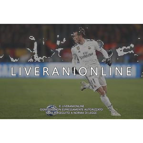 UEFA Champions League gruppo G - Roma vs Real Madrid 27/11/2018 nella foto: Gareth Bale (Forward of Real Madrid) ©Claudio Zamagni/Agenzia Aldo Liverani Gareth Bale (Forward of Real Madrid) during UEFA Champions League - group G soccer match between A.S.ROME and REAL MADRID at Rome olympic Stadium on November 27 2018 photo credit by Claudio Zamagni/Aldo Liverani Photo Agency