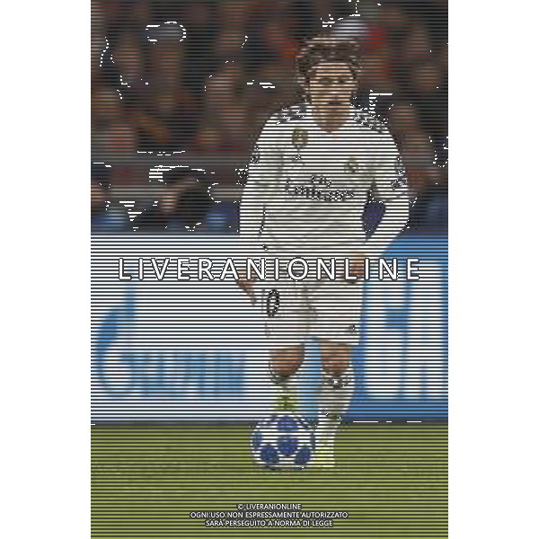 UEFA Champions League gruppo G - Roma vs Real Madrid 27/11/2018 nella foto: Mordic Luka (Midfielder of Real Madrid) ©Claudio Zamagni/Agenzia Aldo Liverani Mordic Luka (Midfielder of Real Madrid) during UEFA Champions League - group G soccer match between A.S.ROME and REAL MADRID at Rome olympic Stadium on November 27 2018 photo credit by Claudio Zamagni/Aldo Liverani Photo Agency