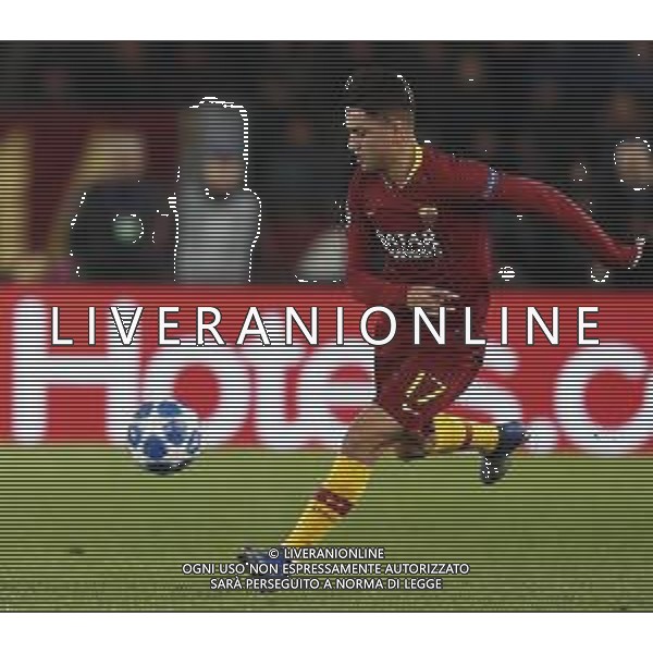 UEFA Champions League gruppo G - Roma vs Real Madrid 27/11/2018 nella foto: Cengiz Under (a.s.roma) ©Claudio Zamagni/Agenzia Aldo Liverani Cengiz Under (a.s.roma) during UEFA Champions League - group G soccer match between A.S.ROME and REAL MADRID at Rome olympic Stadium on November 27 2018 photo credit by Claudio Zamagni/Aldo Liverani Photo Agency