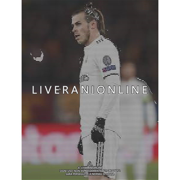 UEFA Champions League gruppo G - Roma vs Real Madrid 27/11/2018 nella foto: Gareth Bale (Forward of Real Madrid) ©Claudio Zamagni/Agenzia Aldo Liverani Gareth Bale (Forward of Real Madrid) during UEFA Champions League - group G soccer match between A.S.ROME and REAL MADRID at Rome olympic Stadium on November 27 2018 photo credit by Claudio Zamagni/Aldo Liverani Photo Agency