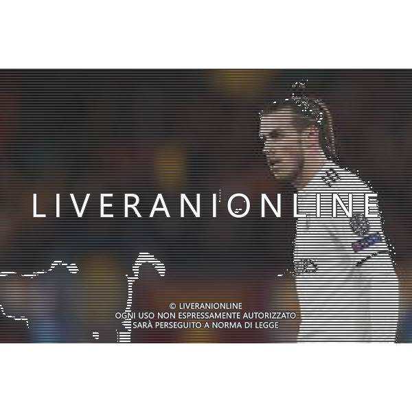 UEFA Champions League gruppo G - Roma vs Real Madrid 27/11/2018 nella foto: Gareth Bale (Forward of Real Madrid) ©Claudio Zamagni/Agenzia Aldo Liverani Gareth Bale (Forward of Real Madrid) during UEFA Champions League - group G soccer match between A.S.ROME and REAL MADRID at Rome olympic Stadium on November 27 2018 photo credit by Claudio Zamagni/Aldo Liverani Photo Agency