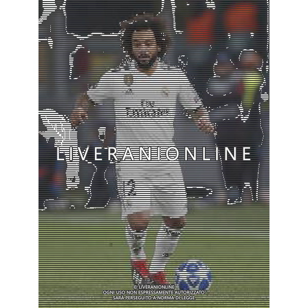 UEFA Champions League gruppo G - Roma vs Real Madrid 27/11/2018 nella foto: Marcelo Vieira da Silva (defender of Real Madrid) ©Claudio Zamagni/Agenzia Aldo Liverani Marcelo Vieira da Silva (defender of Real Madrid) during UEFA Champions League - group G soccer match between A.S.ROME and REAL MADRID at Rome olympic Stadium on November 27 2018 photo credit by Claudio Zamagni/Aldo Liverani Photo Agency
