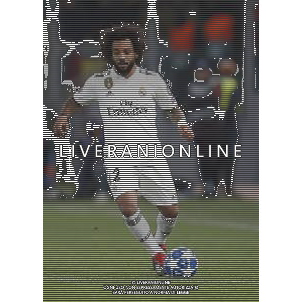 UEFA Champions League gruppo G - Roma vs Real Madrid 27/11/2018 nella foto: Marcelo Vieira da Silva (defender of Real Madrid) ©Claudio Zamagni/Agenzia Aldo Liverani Marcelo Vieira da Silva (defender of Real Madrid) during UEFA Champions League - group G soccer match between A.S.ROME and REAL MADRID at Rome olympic Stadium on November 27 2018 photo credit by Claudio Zamagni/Aldo Liverani Photo Agency