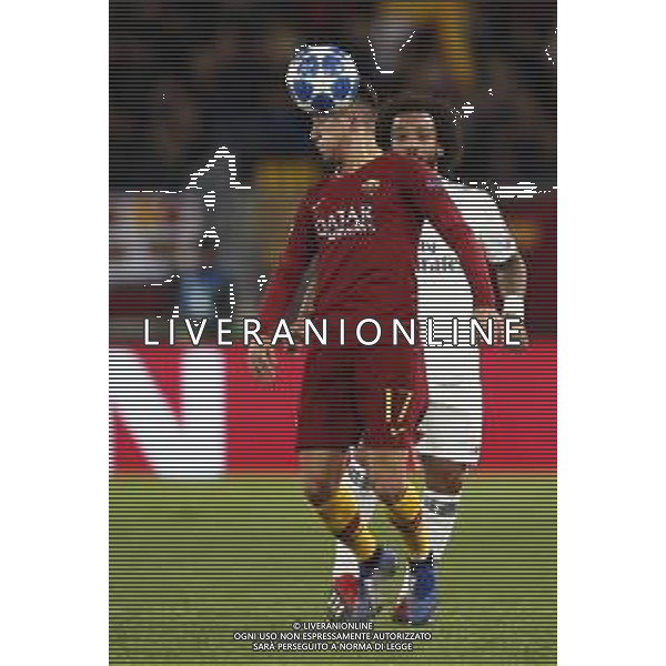 UEFA Champions League gruppo G - Roma vs Real Madrid 27/11/2018 nella foto: Cengiz Under (a.s.roma) e Marcelo Vieira da Silva (defender of Real Madrid) ©Claudio Zamagni/Agenzia Aldo Liverani Cengiz Under (a.s.roma) and Marcelo Vieira da Silva (defender of Real Madrid) during UEFA Champions League - group G soccer match between A.S.ROME and REAL MADRID at Rome olympic Stadium on November 27 2018 photo credit by Claudio Zamagni/Aldo Liverani Photo Agency