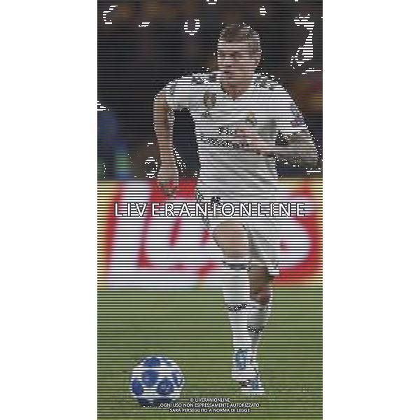 UEFA Champions League gruppo G - Roma vs Real Madrid 27/11/2018 nella foto: Kroos Toni (Midfielder of Real Madrid) ©Claudio Zamagni/Agenzia Aldo Liverani Kroos Toni (Midfielder of Real Madrid) during UEFA Champions League - group G soccer match between A.S.ROME and REAL MADRID at Rome olympic Stadium on November 27 2018 photo credit by Claudio Zamagni/Aldo Liverani Photo Agency