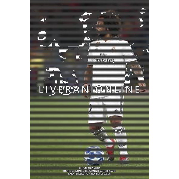 UEFA Champions League gruppo G - Roma vs Real Madrid 27/11/2018 nella foto: Marcelo Vieira da Silva (defender of Real Madrid) ©Claudio Zamagni/Agenzia Aldo Liverani Marcelo Vieira da Silva (defender of Real Madrid) during UEFA Champions League - group G soccer match between A.S.ROME and REAL MADRID at Rome olympic Stadium on November 27 2018 photo credit by Claudio Zamagni/Aldo Liverani Photo Agency