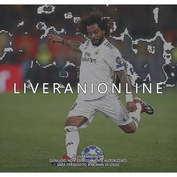 UEFA Champions League gruppo G - Roma vs Real Madrid 27/11/2018 nella foto: Marcelo Vieira da Silva (defender of Real Madrid) ©Claudio Zamagni/Agenzia Aldo Liverani Marcelo Vieira da Silva (defender of Real Madrid) during UEFA Champions League - group G soccer match between A.S.ROME and REAL MADRID at Rome olympic Stadium on November 27 2018 photo credit by Claudio Zamagni/Aldo Liverani Photo Agency