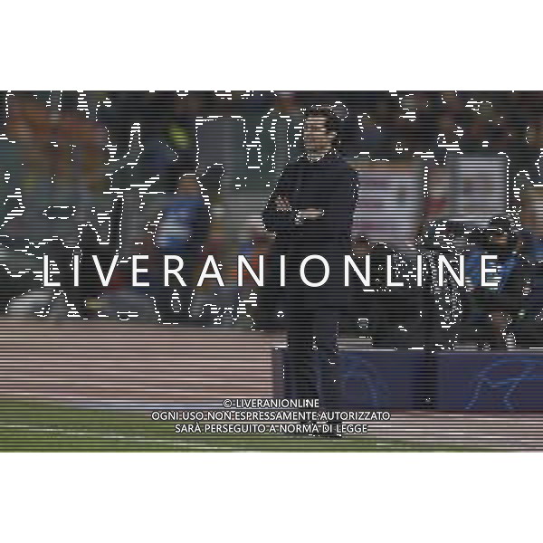 UEFA Champions League gruppo G - Roma vs Real Madrid 27/11/2018 nella foto: coach Santiago Solari (Real Madrid) ©Claudio Zamagni/Agenzia Aldo Liverani coach Santiago Solari (Real Madrid) during UEFA Champions League - group G soccer match between A.S.ROME and REAL MADRID at Rome olympic Stadium on November 27 2018 photo credit by Claudio Zamagni/Aldo Liverani Photo Agency